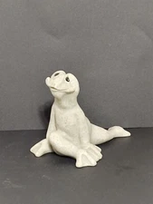 Second Nature Quarry Critters Fritzi - Yoga Frog 2001 Adorable Collectable Vtg.