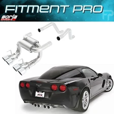 Borla 11822 Axle Back ATAK Exhaust For 2006-2013 Chevy Corvette Z06/ZR1 C6 M/T
