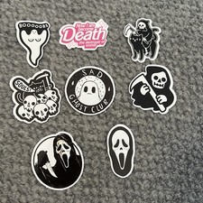Scary Movie Sticker Lot X 8 Ghost face Fun Stickers Combine S H