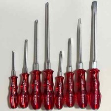  SET of 8 VESSEL 4500 Power Grip screwdriver
