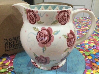 Emma Bridgewater Rose & Bee personalisierter 3-Pint-Krug X auf Sockel beste Verpackung ANGEBOT