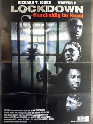Lockdown - Unschuldig im Knast - Master P - Videoposter A1 84x60cm gefaltet