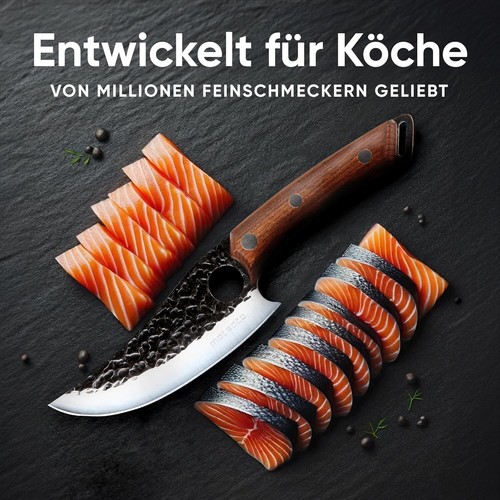 Matsato Kochmesser Perfekt zum Schneiden & Zerkleinern, Japanisches Messer - Afbeelding 7 van 9