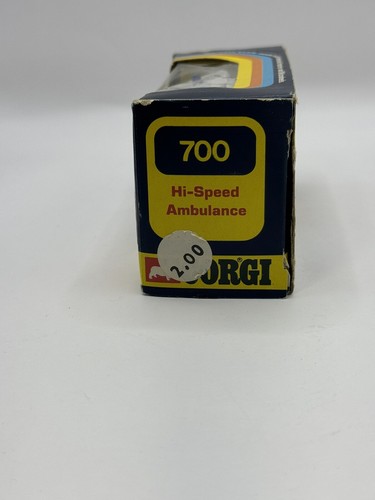Corgi 700 Hi-Speed Ambulance In Original Box - Vintage Model 1973 - Picture 6 of 6