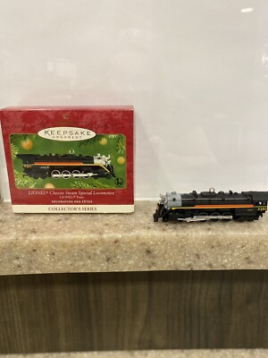 MINT Vtg Hallmark Ornament 2001- Lionel Chessie Steam Locomotive  #6 In Series