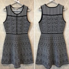 NWT - 41 HAWTHORN Women's 'DORTHIE' 27226 SLEEVELESS Black SWEATER DRESS - L