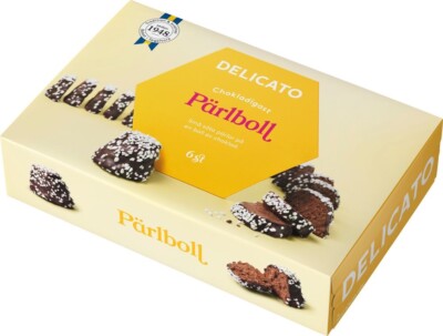 Delicato Pärlboll Schwedische Schokolade Kaffee Tee Gebäck Snack Candy 240 g
