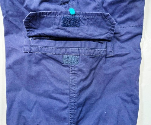 Alpine Design Youth Garterized Jersey Lined-Cargo Pants-Midnight Blue, Small 6-7 - Picture 6 of 11