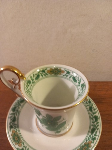 Deutscher Kaiser kleine Demitasse Tasse und Untertasse, SCHONBRUNN - Bild 3 von 8
