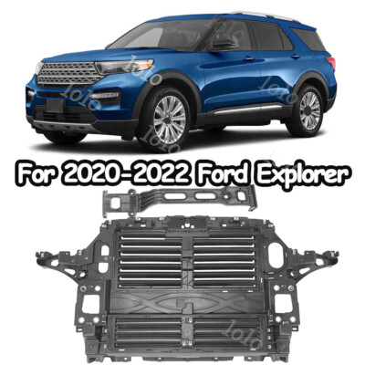 Fit For 2020-2022 Explorer Front Upper Radiator Grille Air Shutter Control Black