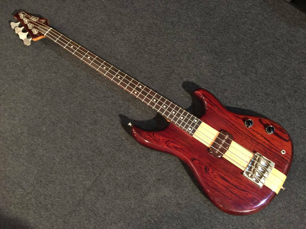 Greco GOB-II 750 1997 Maple + Walnut 5P Speedway Neck Electric Bass Guitar
