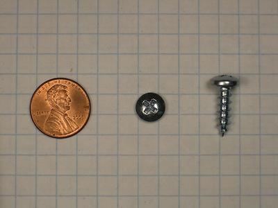 500 SHEET METAL SCREWS #10 x 5/8'' STEEL, PAN HEAD, PHILLIPS DRIVE, ZINC-PLATED