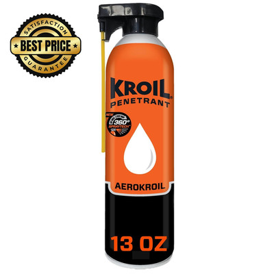 Kroil Original Penetrating Oil with SprayTech 360° Nozzle 13 oz - 1 Pack, Can
