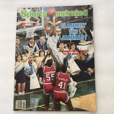 SPORTS ILLUSTRATED 4/9/84 Georgetown NCAA Title, Runner Zola Budd, Andrea Jaeger