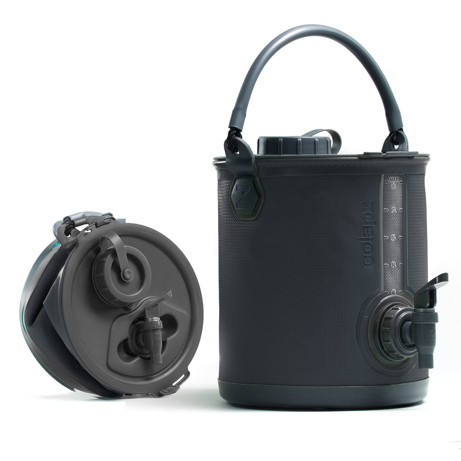 Colapz 2 in 1-8 Litri Serbatoio Acqua da Campeggio - Lattina con (L7A)