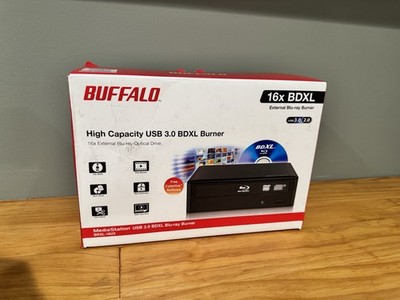 LG 16X Blu-ray Drive W/ Buffalo Enclosure 4K UHD Friendly Unlocked 1.02 MK