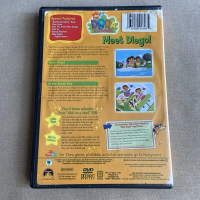 Dora the Explorer: Meet Diego! (DVD 2003 4 Eps) Nick Jr Show