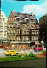 Vollmer 43781 H0 Restaurant mit Inneneinrichtung und LED-Beleuchtung, Funktionsb