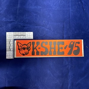 Vintage KSHE Radio Station Decal Sticker KSHE 95 Pig Mascot St Louis Unused