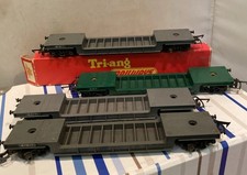 Lot Of 4 Triang Railways R118 Bogie Well Wagons 00 Gauge 3 Boxed See Pics