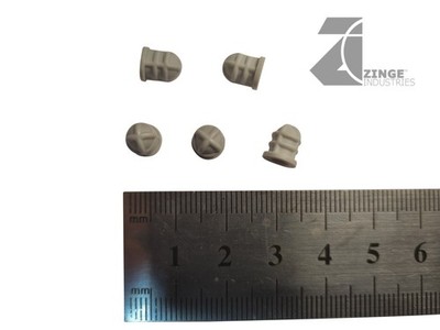 Zinge Industries kleine Kuppel rund Schott x5 transparent S-BHL16