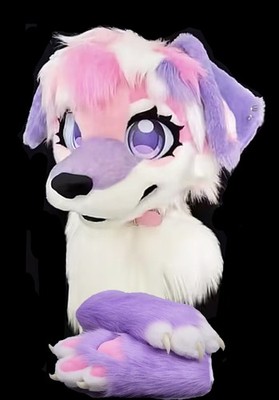 Fursuit Long Fur Husky Fox Mascot Head Party Halloween Fur Cosplay-Promotion