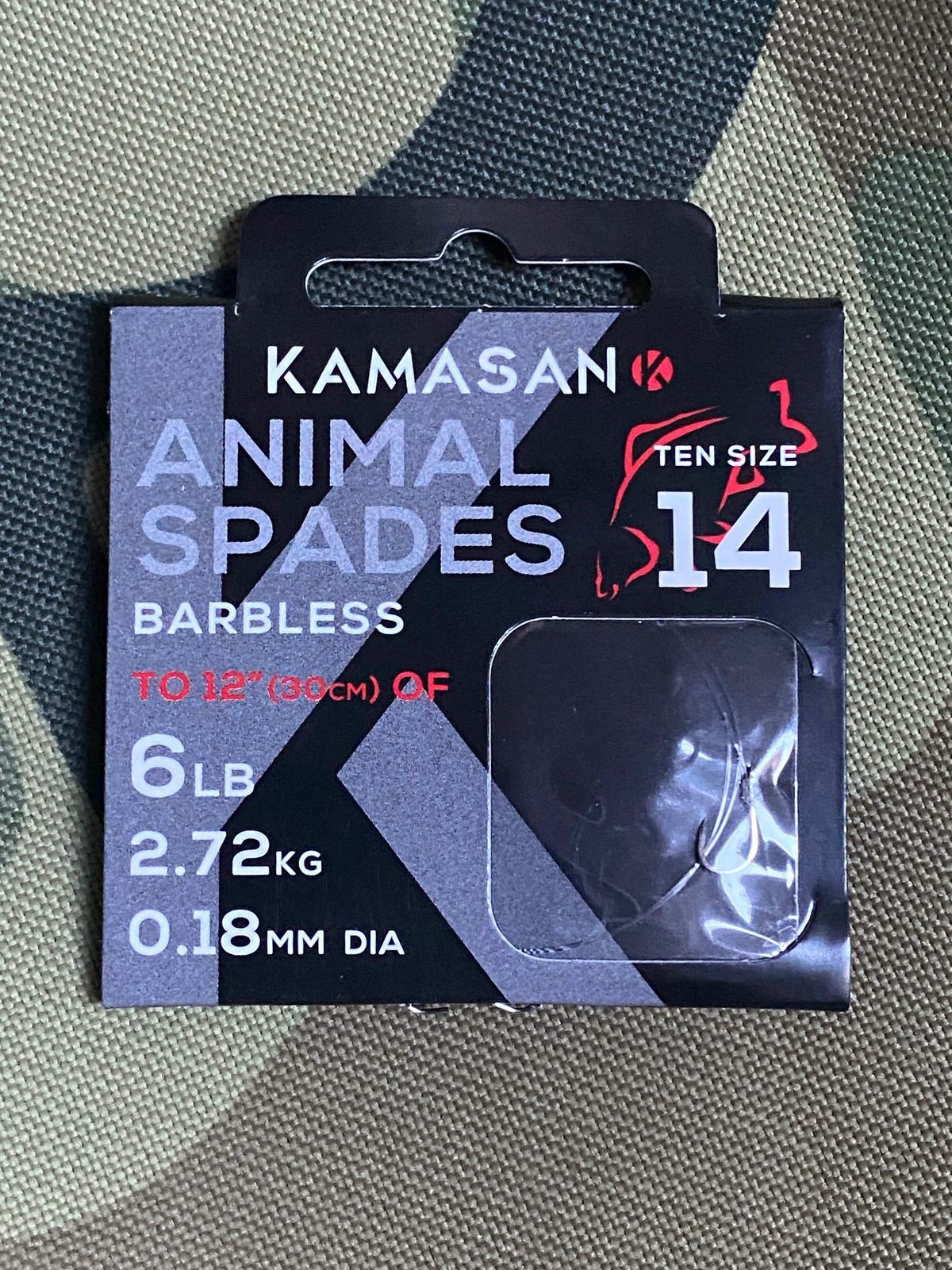 Kamasan Kamasan Animal Barbless Heavy HTN sz14 4lb 10x10 штук в упаковке 6890₽