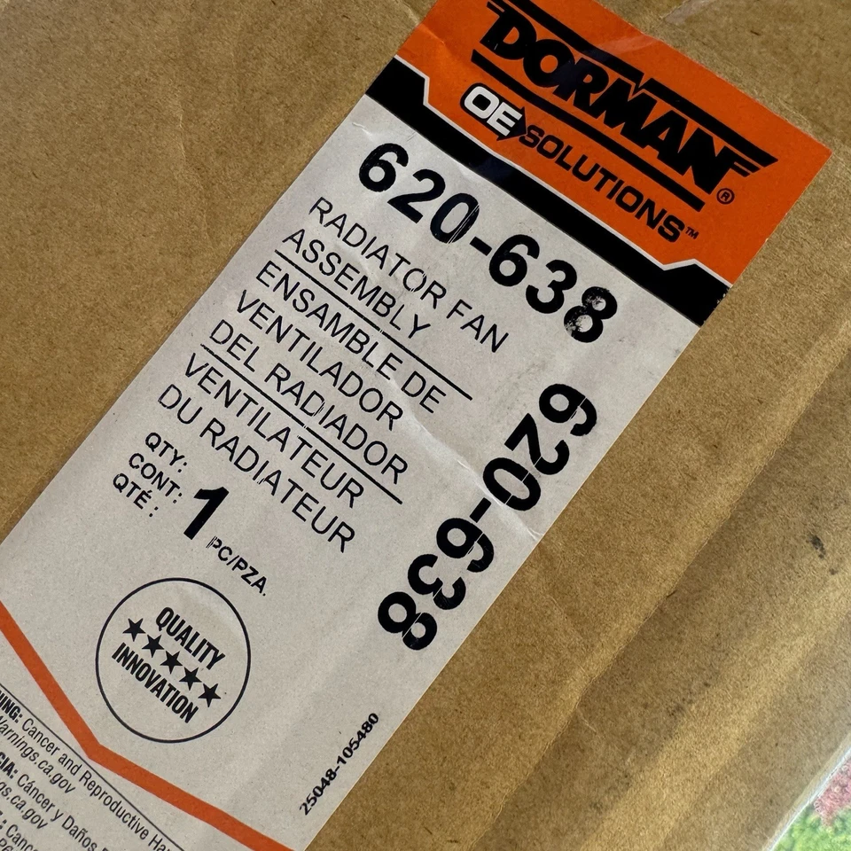 Conjunto de ventilador de refrigeración Dorman 620-638 para Chevrolet Buick Pontiac Foto 2 de 4