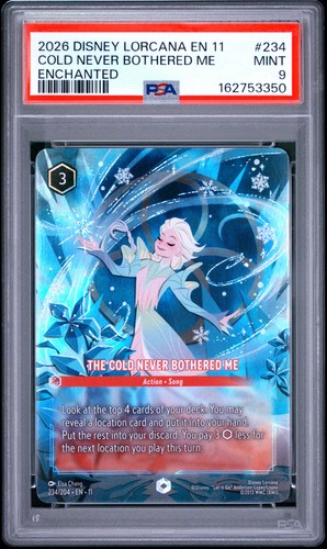 The Cold Never Bothered Me graded PSA 9 for sale on eBay