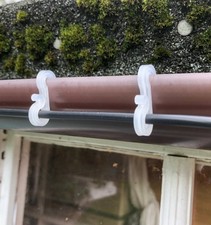 Gutter Hook Clips For Christmas Xmas Lights Hanger / Hooks -Easy Fixing