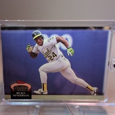 1992 Stadium Club Rickey Henderson #750