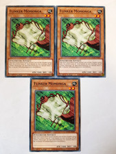 3x Flinker Momonga EG01-DE007 Common 1 Auflage YU-GI-OH Karten Playset