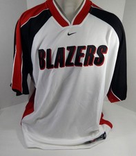 2000s Portland Trailblazers Game Used White Shooting Shirt 3XL DP64729