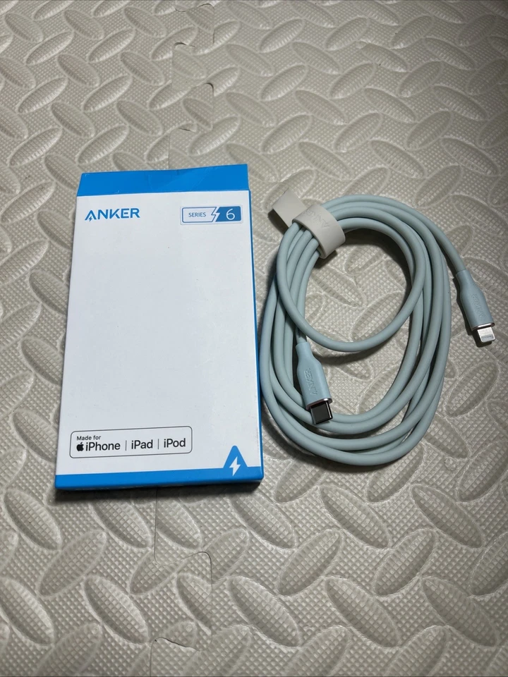 Anker PowerLine III Flow USB-C to Light Cable - Cloud White (6 ft) - Image 3 of 3