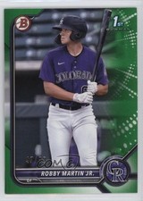 2022 Bowman Prospects Green Border 47/99 Robby Martin Jr #BP-43 3b3