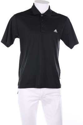 adidas Golf Poloshirt Logo-Stickerei L schwarz