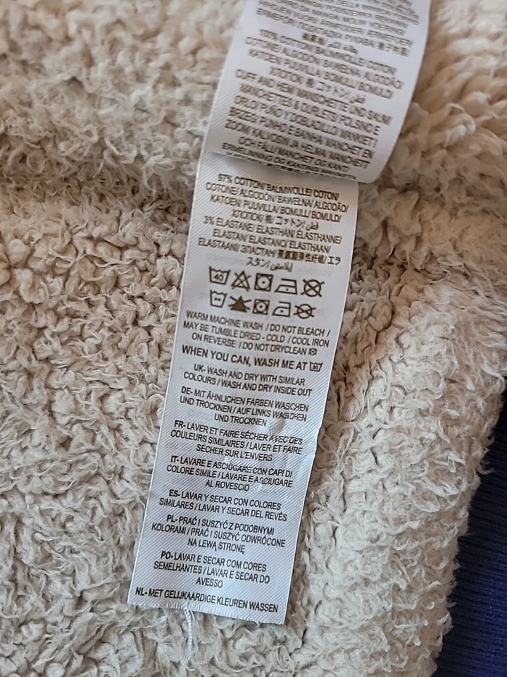 Mini Boden Sherpa Lined Full Zip Hooded Jacket size 6-7y - Image 3 of 3