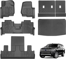 Floor Mats  Cargo Liner for 2018-2024 Ford Expedition MAX Only Fit 7 Seats ...