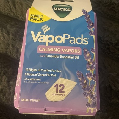 Vicks VapoPads Calming Vapors with Lavender Essential Oil 12 Pads 1 pack