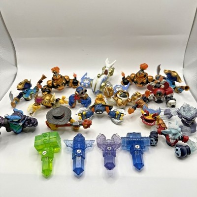 Skylanders Figure Lot 21 Pc Cars Traps Figures Imaginators SuperChargers Mixed