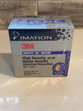 NOS 3M High Density DS HD 3.5" Diskette - 1.44 MB Box of 10