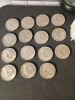 🔥 1968-D Kennedy Half Dollar 15 Coin Roll 40% Siver