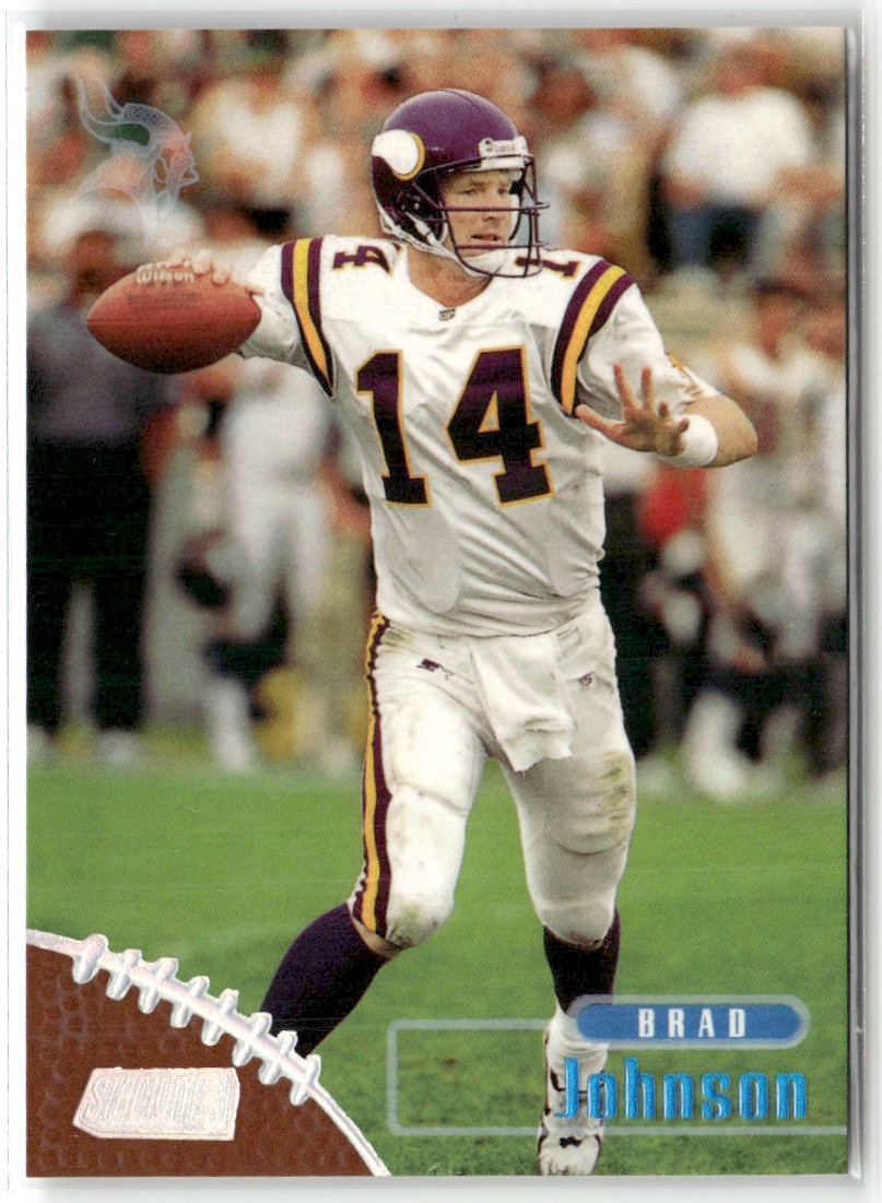 1998 Topps Stadium Club Brad Johnson Minnesota Vikings #101