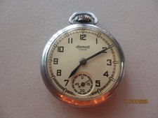 INGERSOL YANKEE 1910 12S SILVER OPEN FACE POCKET WATCH