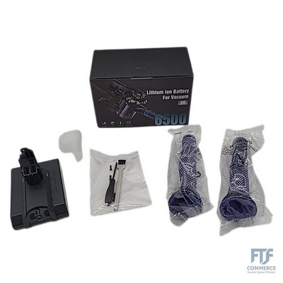 Keenstone V6 6500mAh Akku für Dyson V6 DC62, Ersatzakku für Dyson DC58 DC59 DC61