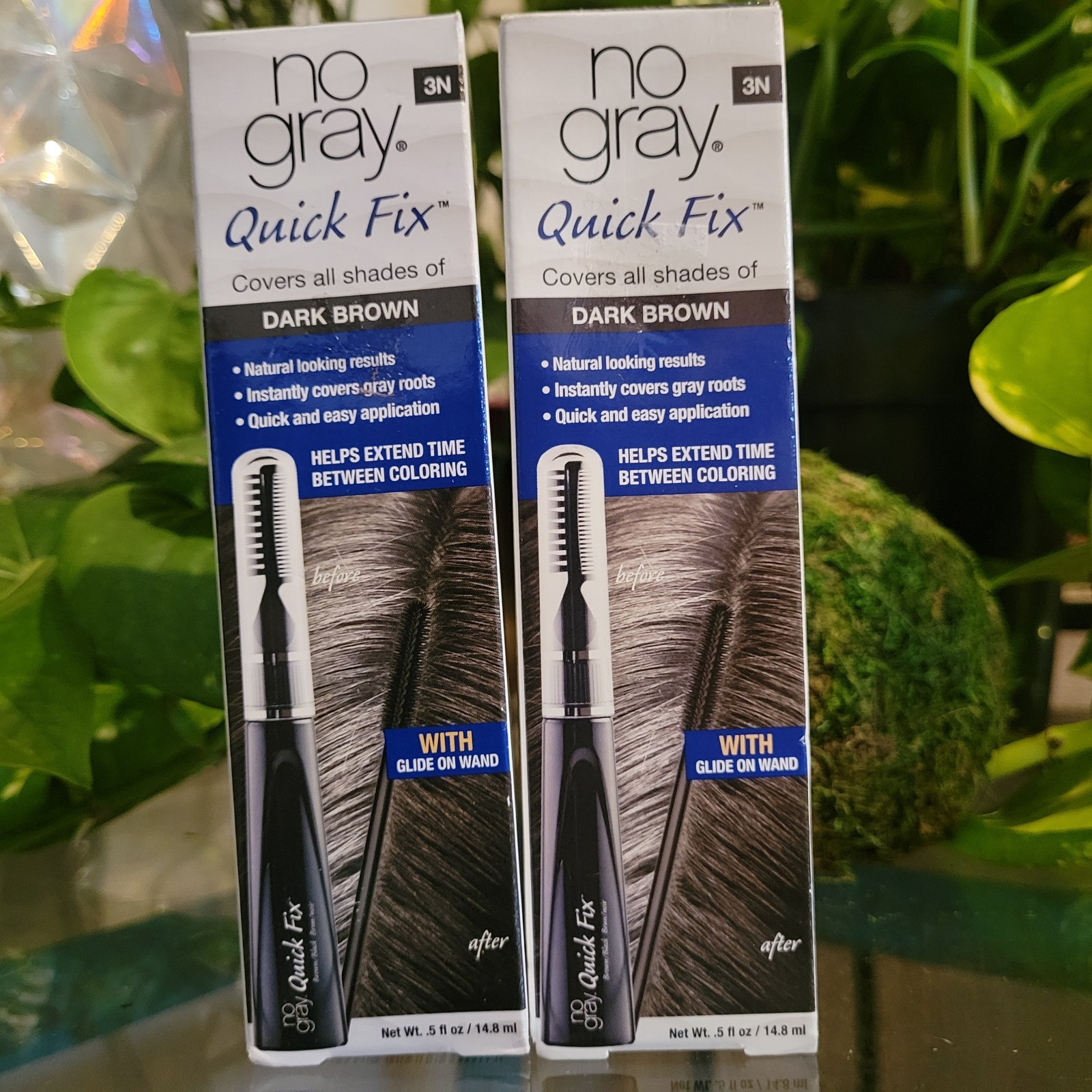 No Gray Quick Fix Hair Cover Root Concealer Dark Brown 3N To