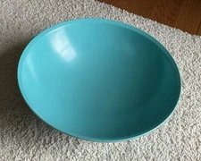 Vintage Boonton Ware Blue Vegetable Serving Bowl 9 1/2" USA #3604-9 1/2 USA