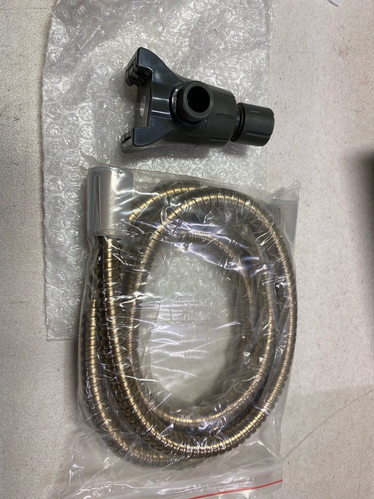 With Hose