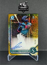 2022 Bowman Chrome Luis Chevalier 1st Gold Shimmer Auto 18/50 #CPA-LC