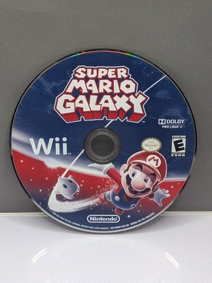 Super Mario Galaxy (Nintendo WII, 2011) * DISC ONLY * Light Scratches 